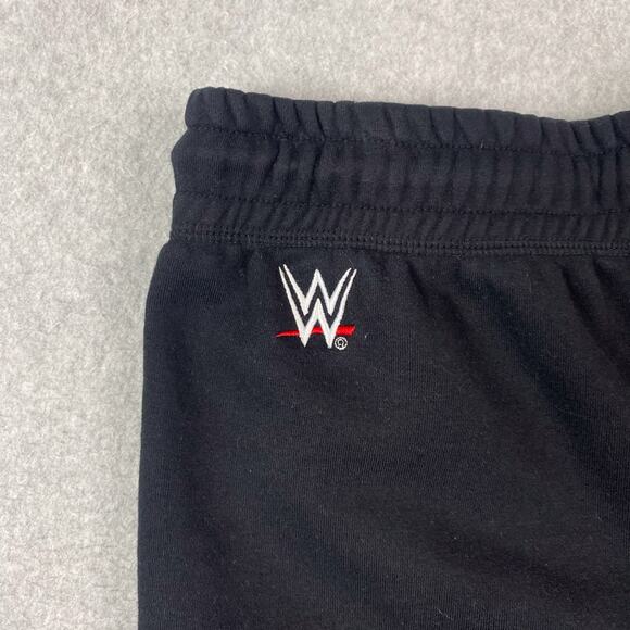 WWE Shoe Palace Mens L Stone Cold Steve Austin Black Jogger Sweatpants - Picture 10 of 12